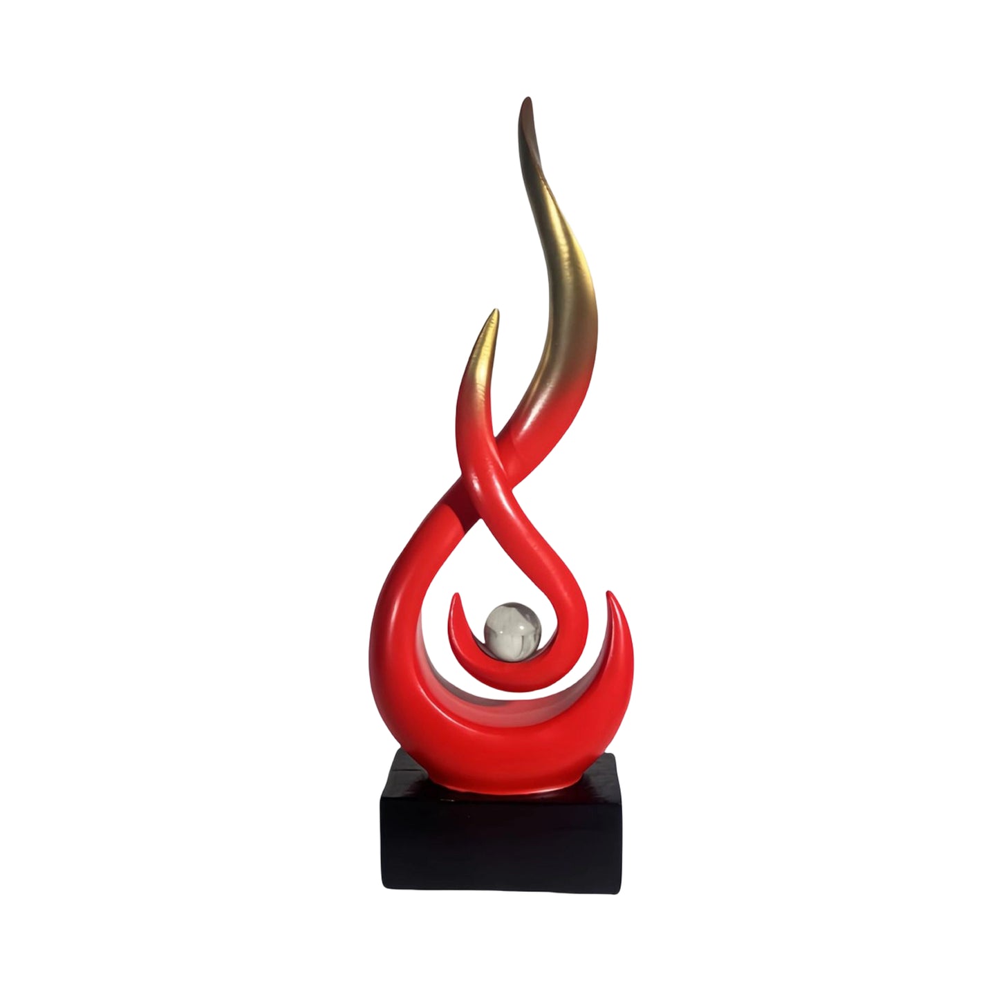 Abstract Flame Shape Ornaments Home And Office Decor