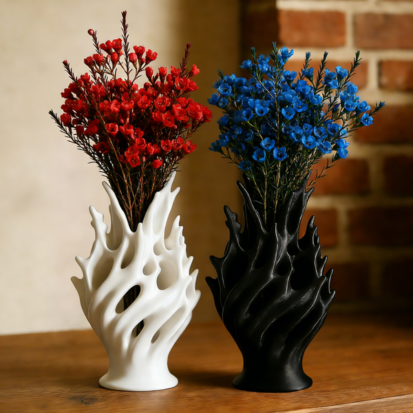 Elegant Plastic Flower Vase