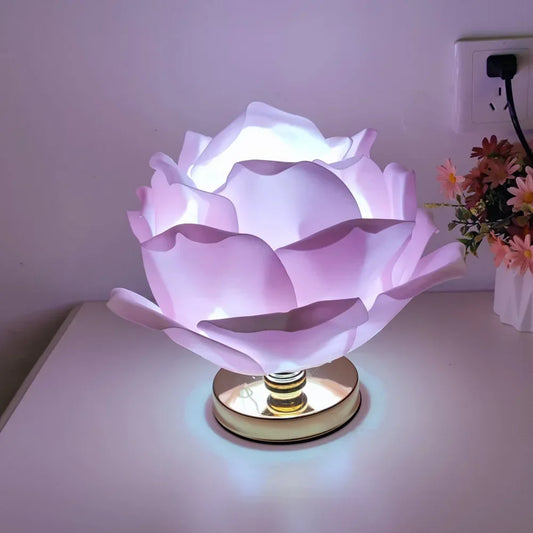 Creative Rose Floral Table Lamps