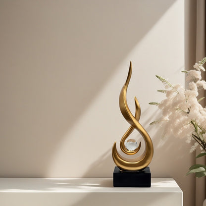 Abstract Flame Shape Ornaments Home And Office Decor
