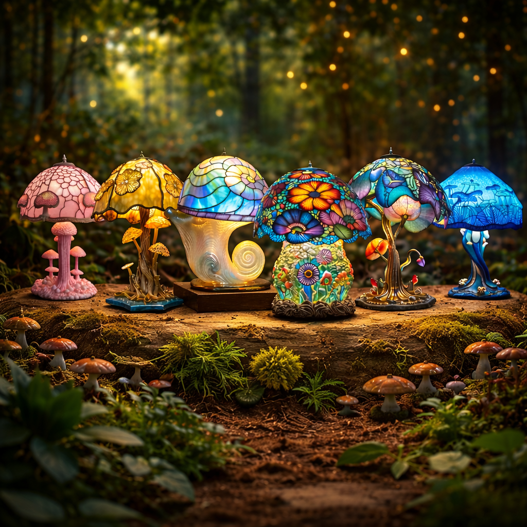 Flower Mushroom Night Light