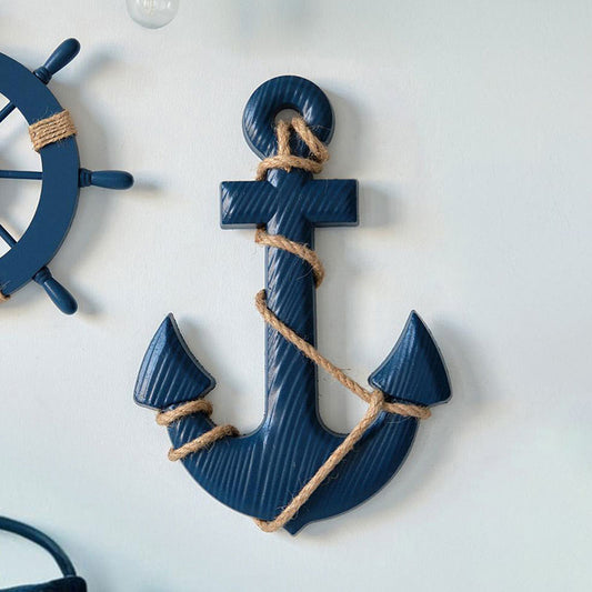 Wooden Ship Anchor Decorative Hanging Piece