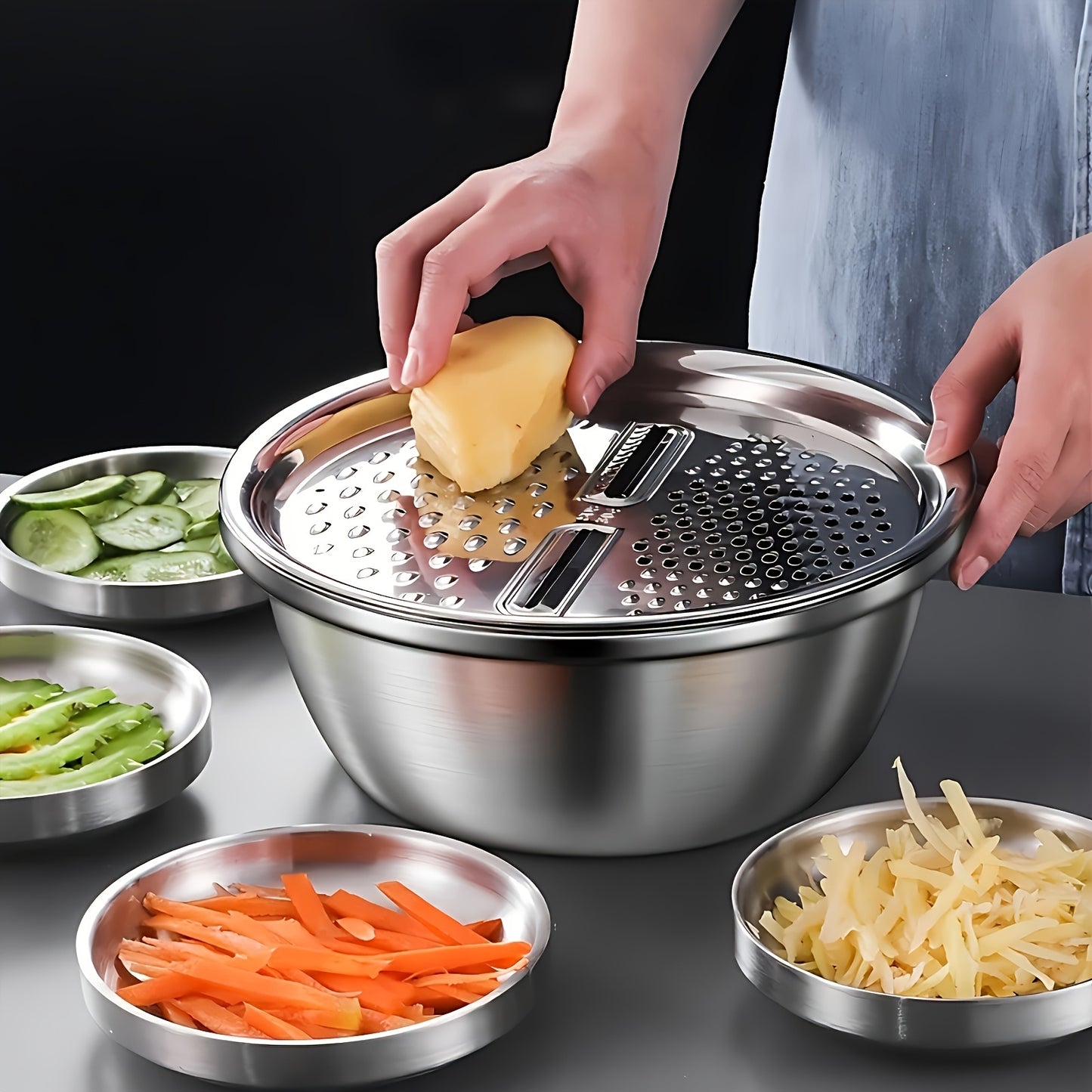 3pcs Stainless Steel Kitchen Set
