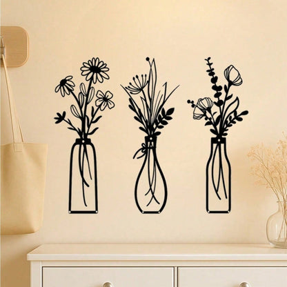 Minimalist Geometric Hanging Vase Sculptures
