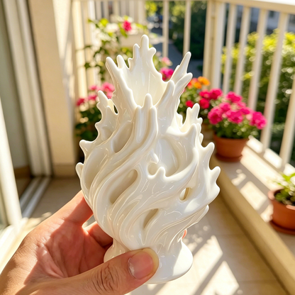 Elegant Plastic Flower Vase