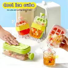 2-in-1 Ice Cube Tray Water Bottle