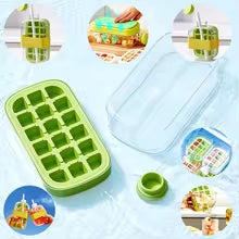 2-in-1 Ice Cube Tray Water Bottle